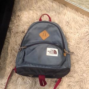 The North Face mint color backpack